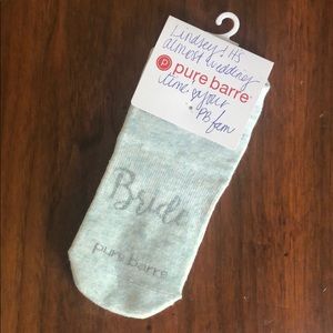 NWT Pure Barre Bride Sticky Socks Small